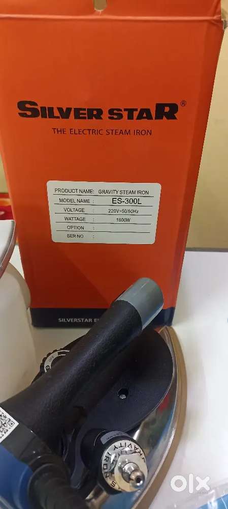 Silver star steam iron