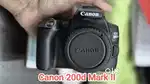 Unbox canon 200d mark ii dslr camera 4k model 18-55mm stm lens kit.