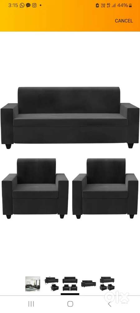 3 seater sofa set