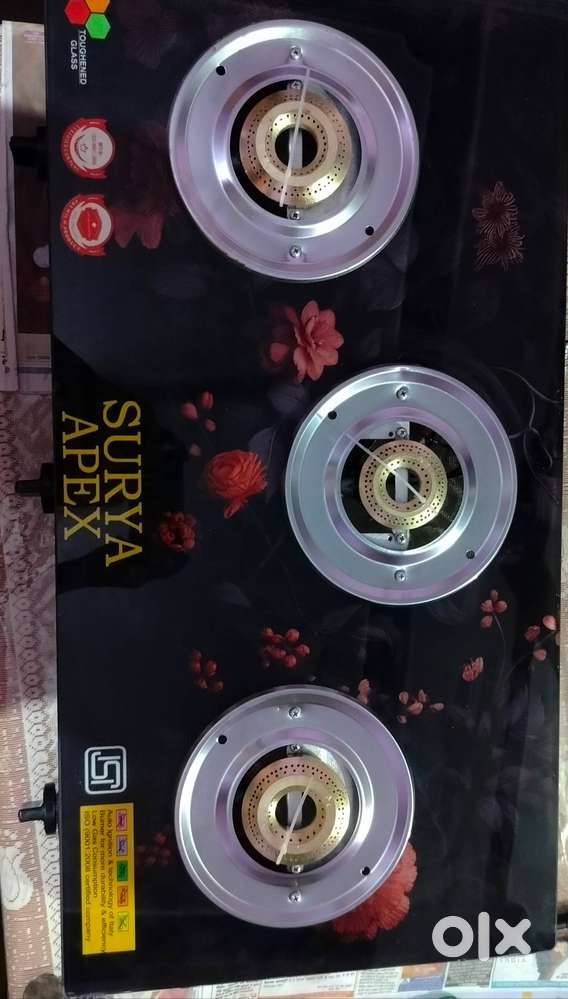 surya apex gas stove 3 burner
