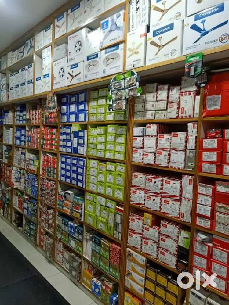 ELECTRICAL SHOP IN PATIA MAIN ROAD SIDE FOR SELL WITH METERIAL.