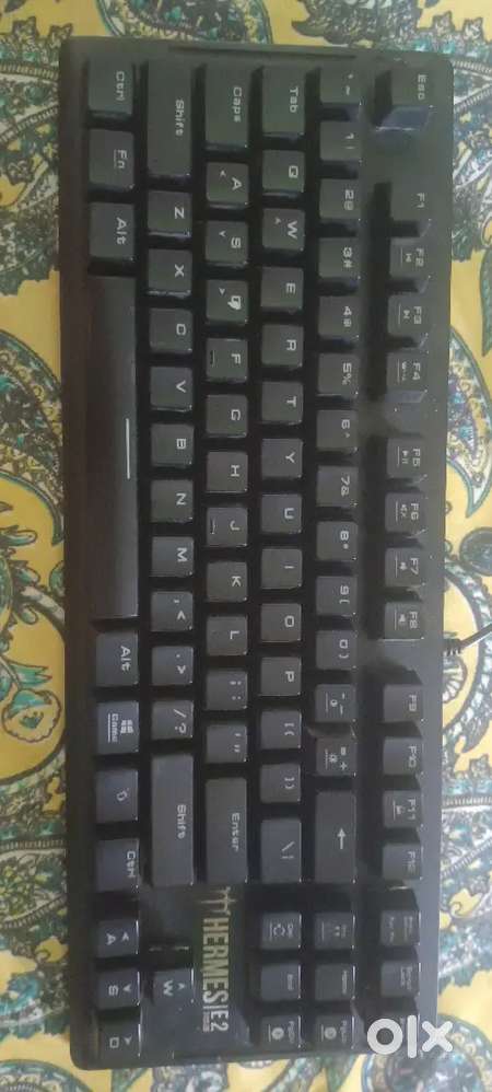 Used mechanical keyboard (blue switch)with RGB back light