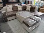 New. Sofa set in. Palam