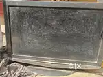 Haier + Samsung TV for sale with remote and stand in working condition