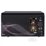 LG 32 L Charcoal Convection Healthy Heart Microwave Oven (BLACK)