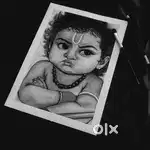 Charcoal pencil and grafite pancil skecth
