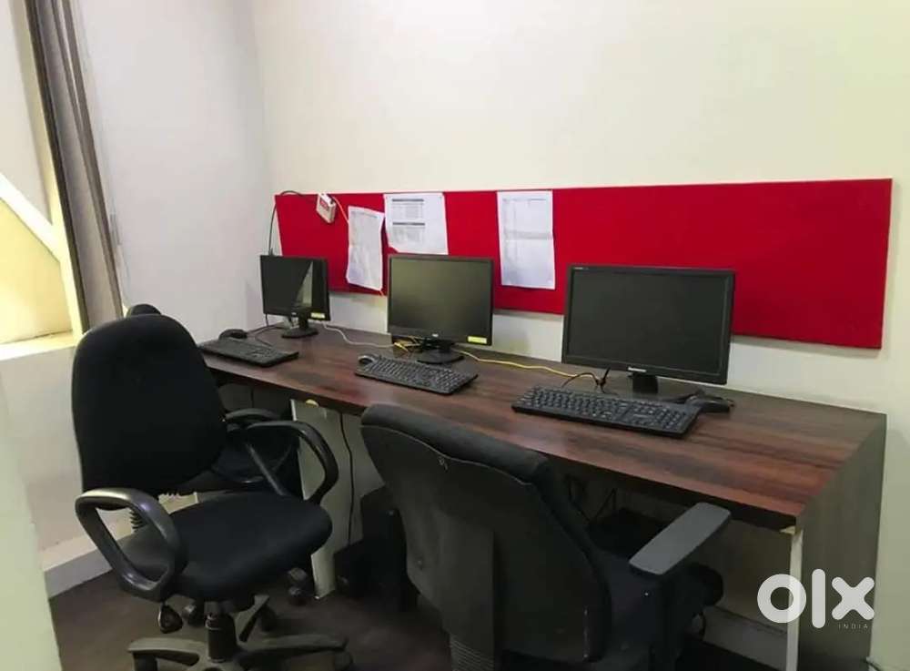 1 Director Cabin 3 Workstation Fully Furnished Office Space For Rent
