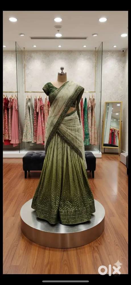 Designer lehenga and saree 2 in 1