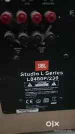 JBL studio L8400 powered sub and JBL central speaker