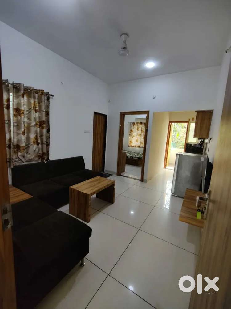 Zero Brokrage!! 1 BHK fully furnished flat in Vijay nagar 78