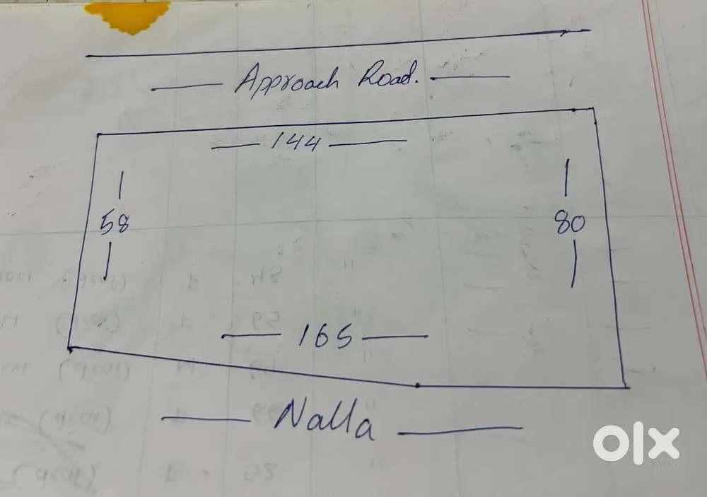 Empty plot for sale at Niuland town near DC office.