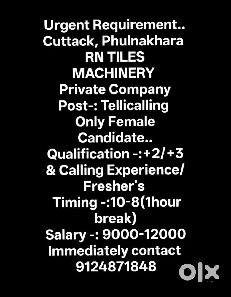 Tellicalling for Machinery products