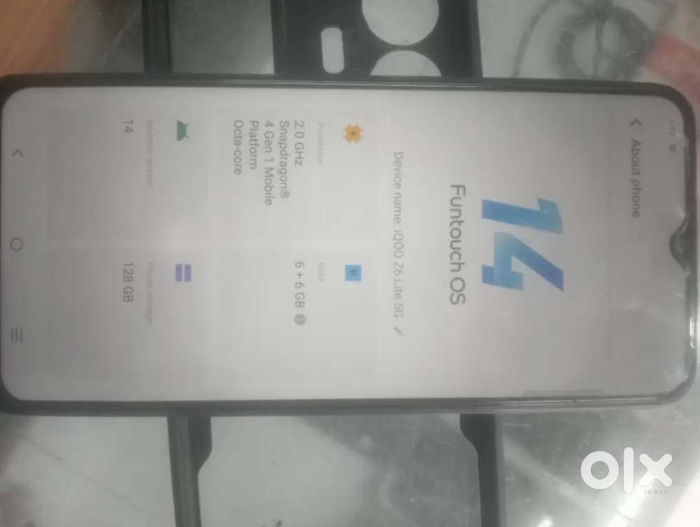 I Qoo Z6 lite 5g 6+6 128