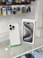 Iphone 15 pro / 128gb / 100bh / warrenty remaining / white titanium