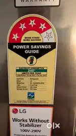 LG Double-Door 265ltr 4Star