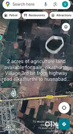 58lakhs per acre, nearby elkathurthi village to Siddipet highway