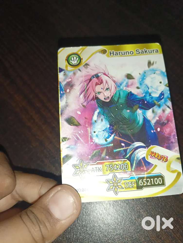 Haruno Sakura lost rare op Naruto card from japan