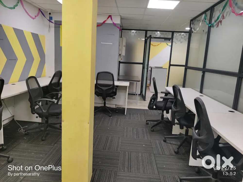 Arumbakkam fully furnished office rent 1000sqft