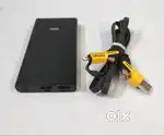 10000mAh Metal Body Dual Output Fast charging power bank n 4in1 Cable