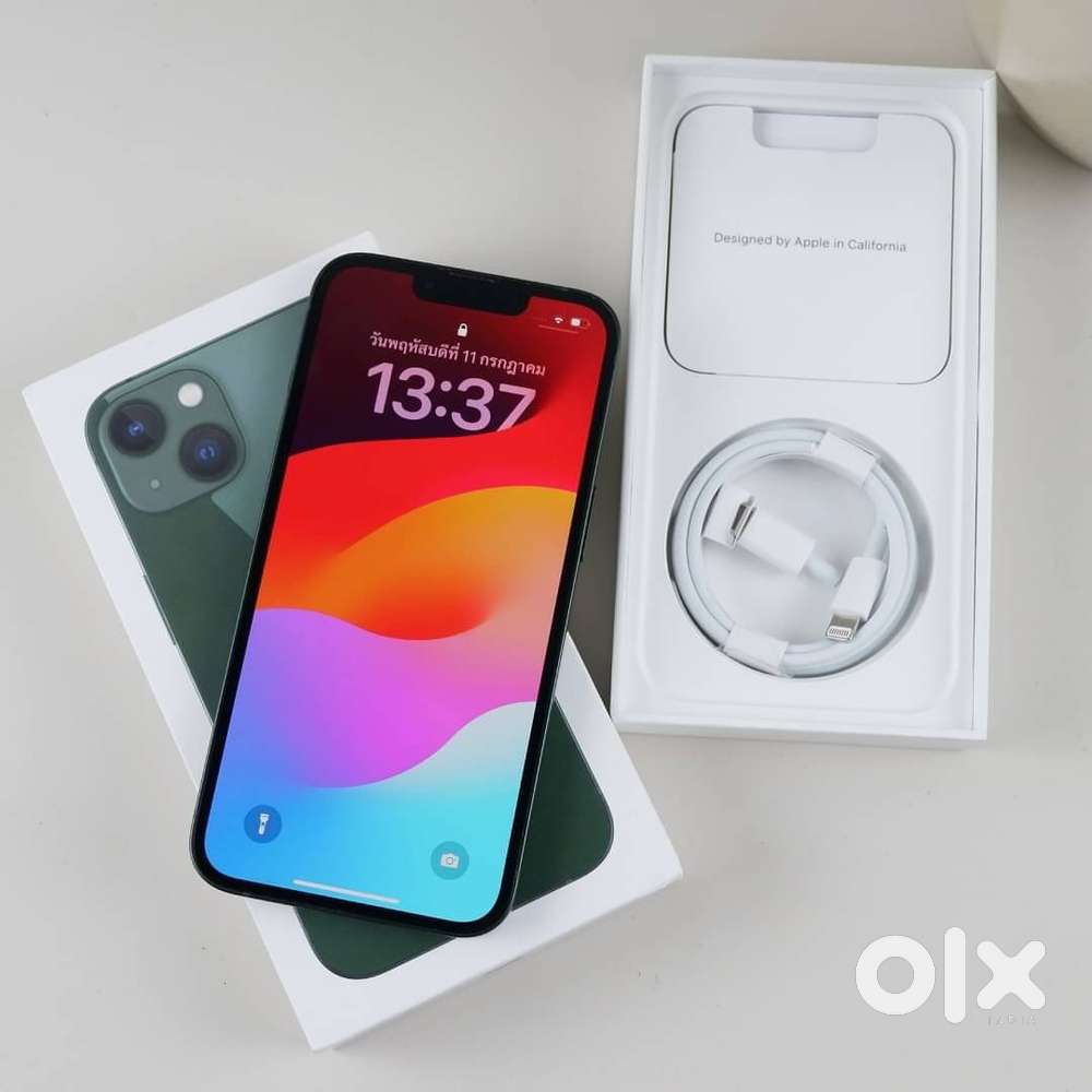 Selling Iphone 13 Green Color 128gb Variant With Bill Box Warranty