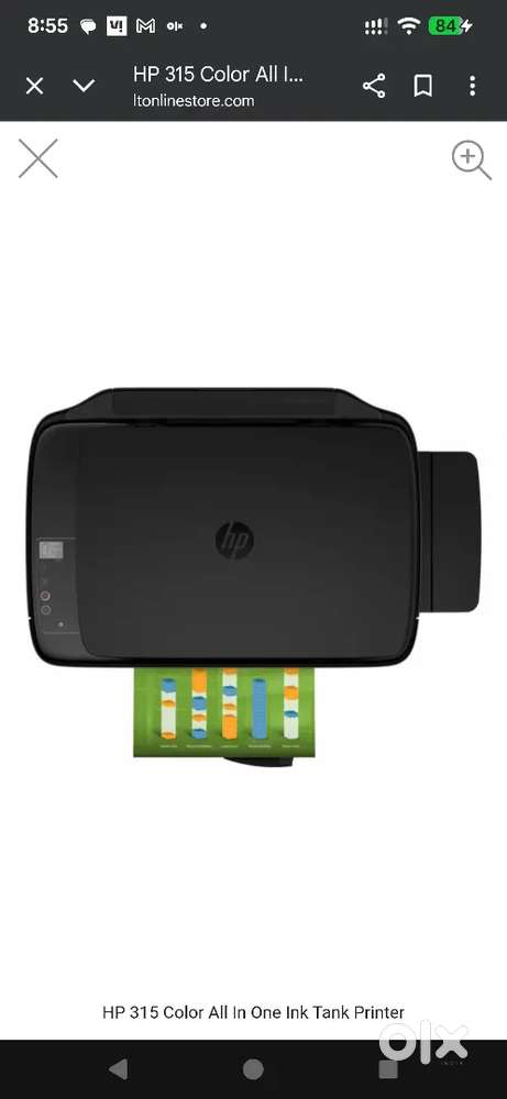 Hp inktank 310 series printer