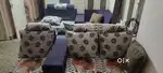 Corner Seat Sofa 6 Seater 2 + 2 + 1 + 1 + Iron Cot