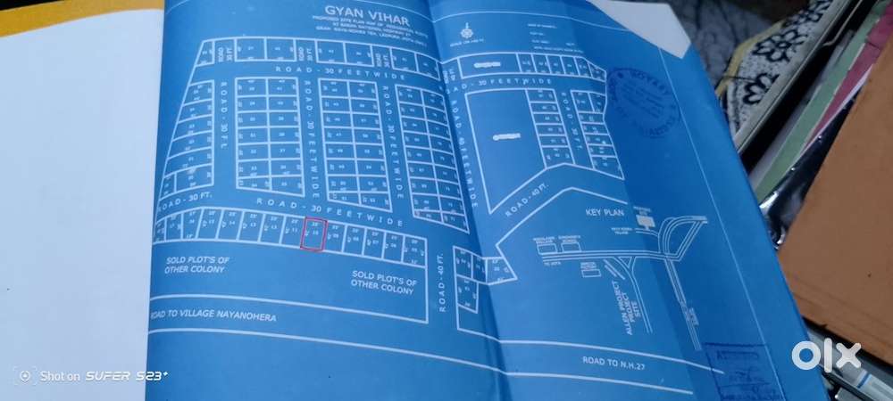 25*41  = 1025 Sq Ft Plot UIT Approved at Baran Road near Coral Park