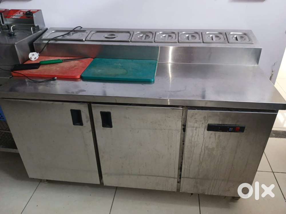 Used commercial restaurant kitchen equipments Makeline fridge under