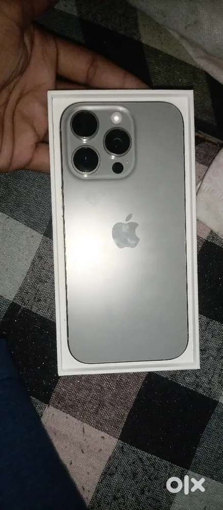 I phone 16 pro with box charging cable 1 year warranty service center