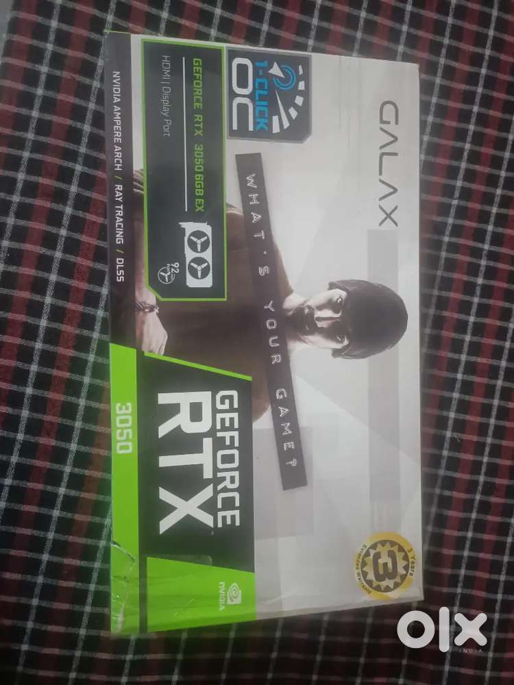 New Galaxy Rtx 3050 6GB Graphic card seal pack