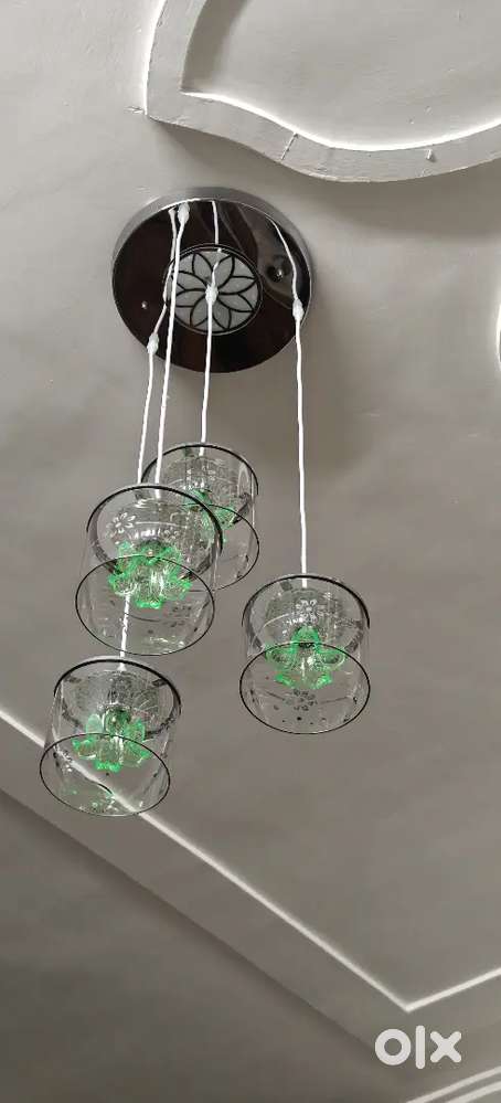 Selling new ceil pack colour jhoomar Chandelier  properly working