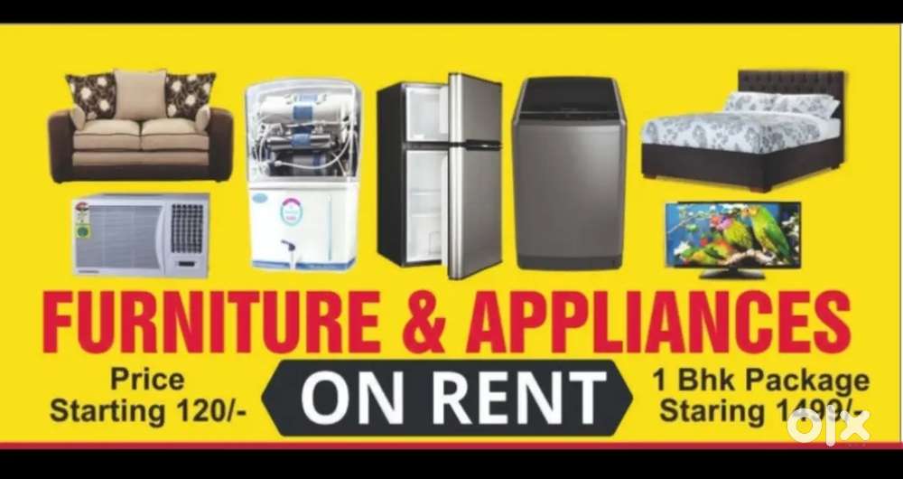 Furniture Appliances on RENT Sabse sasta Guarantee