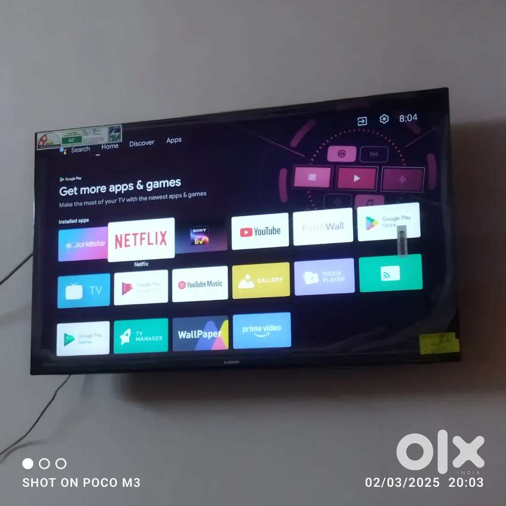 Mi 80 CM, Xioami 32 Inch Hd ready Smart Android Led TV