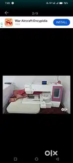 Computer embroidry mashine