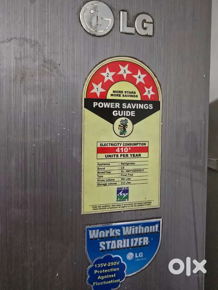 LG 350 Ltr fridge very good condition