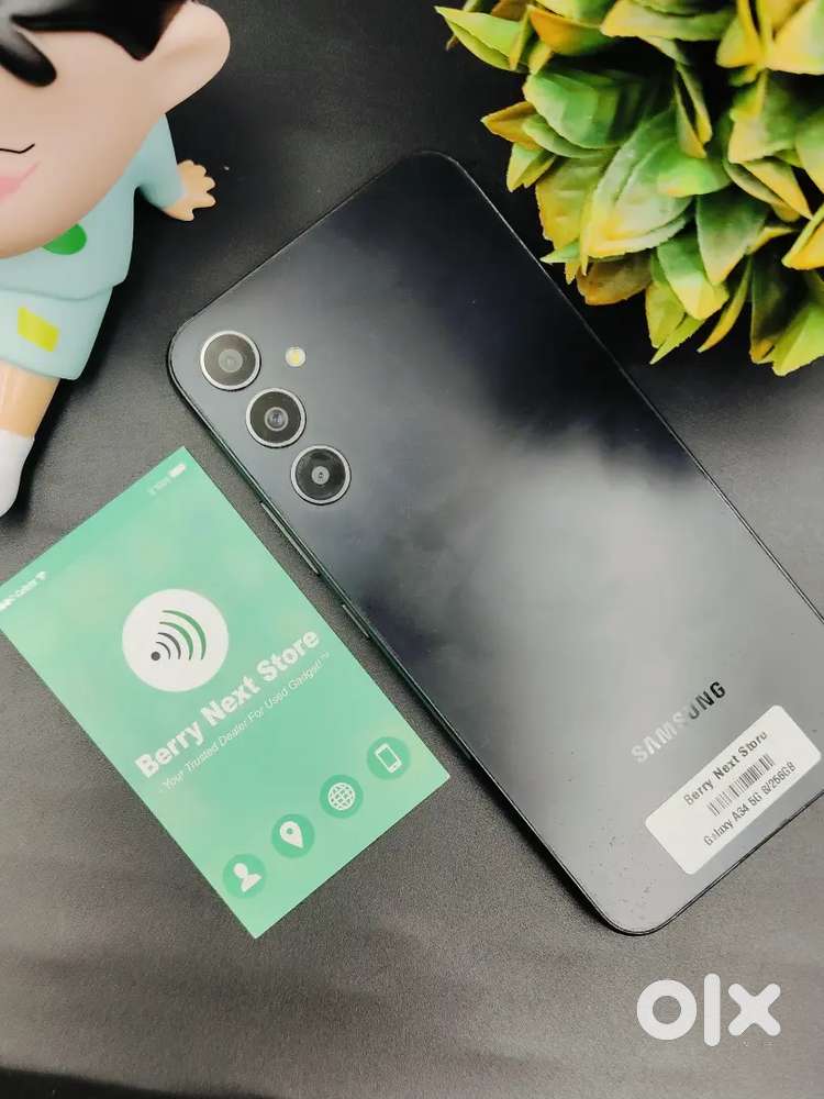 SAMSUNG GALAXY A34 5G 8/256GB STROAGE - CLEANED CONDITION MOBILE.