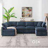 Today sale on buy new sofa 8500, L size sofa 14000/-EMI on bajaj