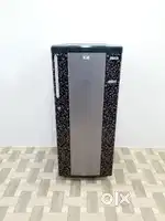 #$¥ Videocon single door 200lts black colour flower design fridge