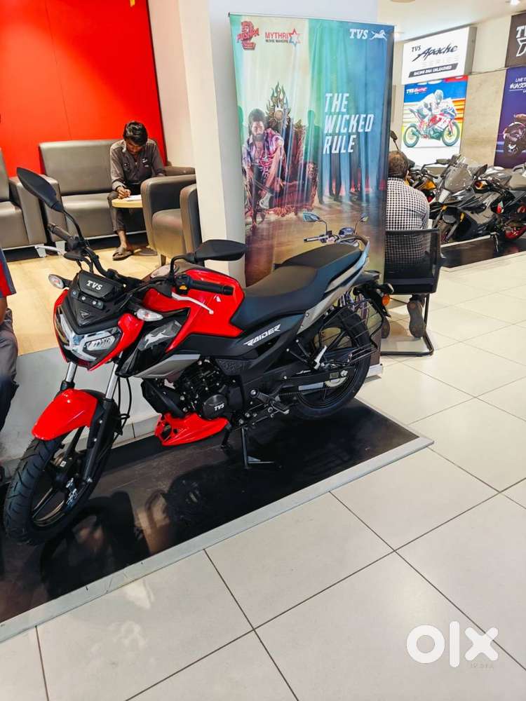 TVS RAIDER 15000/- DOWN PAYMENT & DISCOUNT