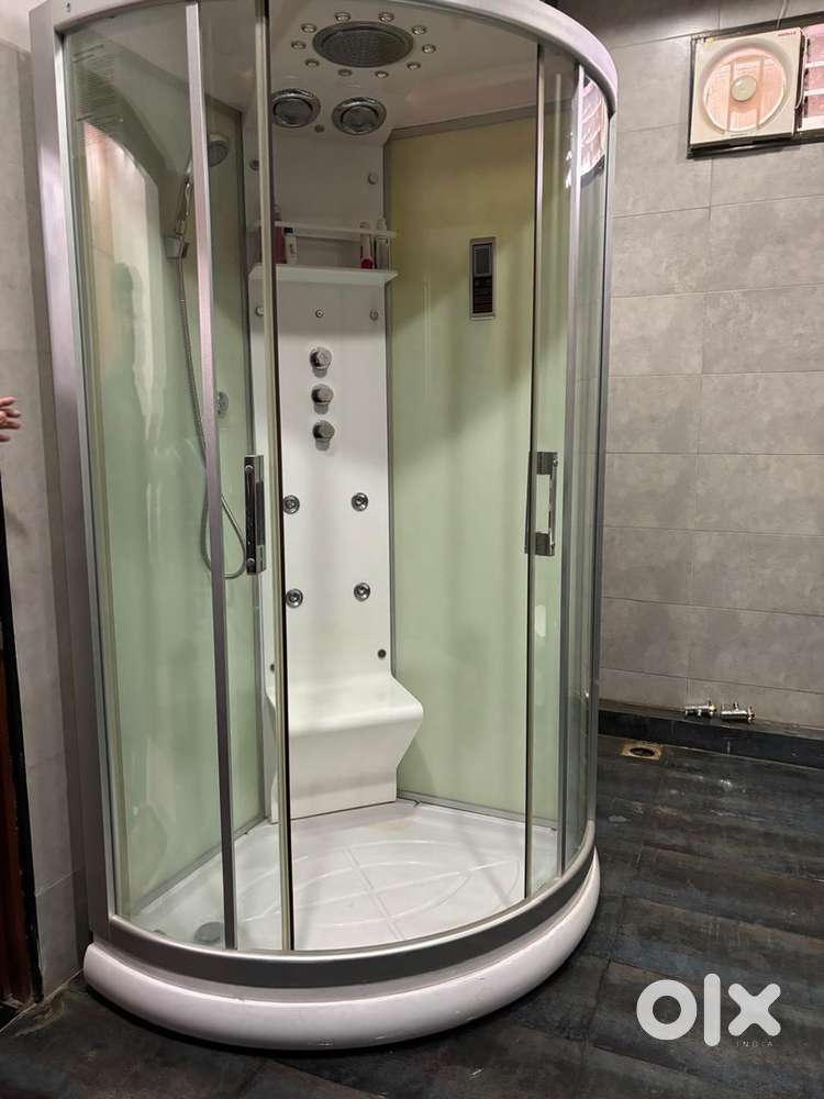 Just like new bath enclosure.