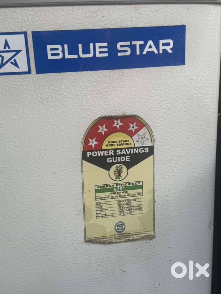 Deep fridge blue star 201 ltr