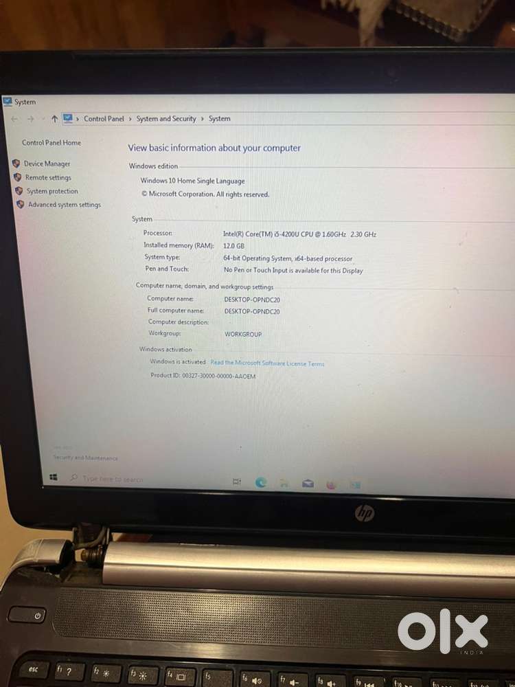 HP 12 GB Ram ,I5 ,SSD superfast