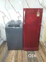 Samsung flower model refrigerator & Whirlpool stainwash washing machin