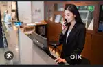 Job for female receptionist