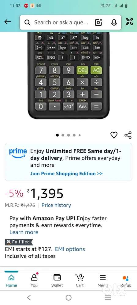 Casio fx 991 ES PLUS 2nd Edition