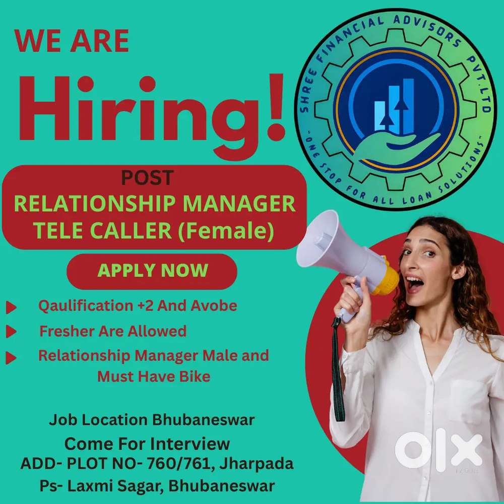 Direct Hiring. Shree Financial Advisors Pvt Ltd