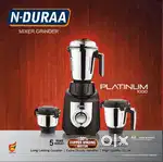 Brand New N-Duraa 750 Watts Heavy Motor Mixer 5Years Warranty MRP-5000