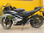 YAMAHA R15 V2_Green & grey special edition