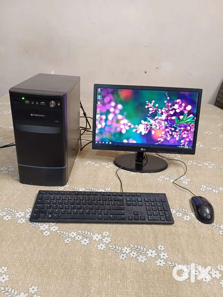 I5 cpu 3rd gen 12gb ram 250gb SSD 1tb hdd h61 board Desktop Pc monitor