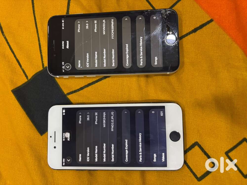 iphone se 256gb(white) , 64 gb (space grey) 2020 model